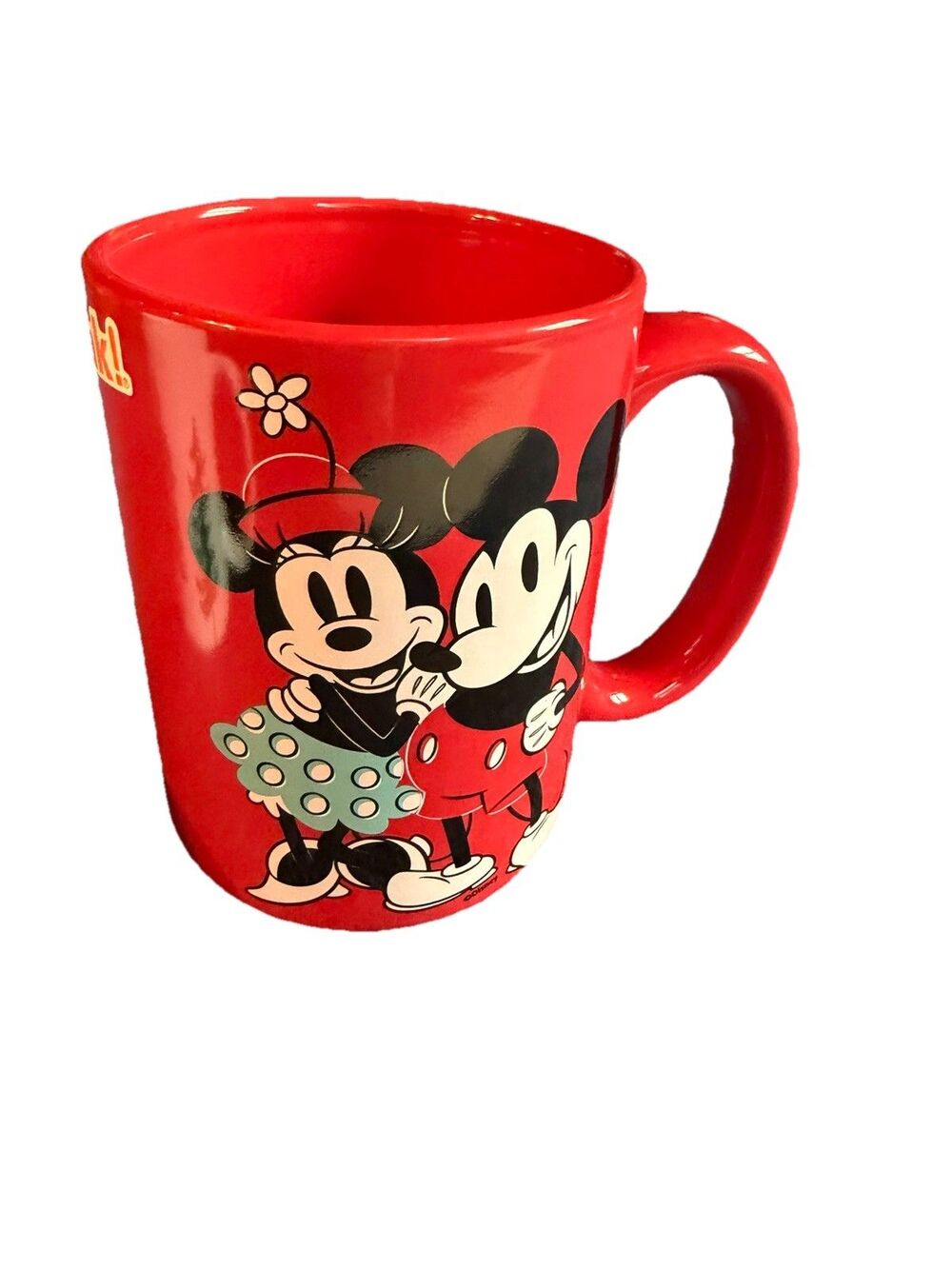 Zak Designs Mickey/Minnie red Tea Coffee mug 14 OZ